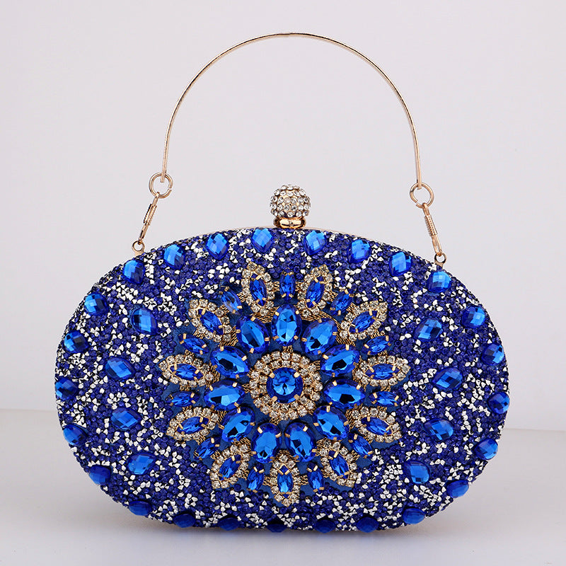 Wholesale Polyester Diamond Evening Bag